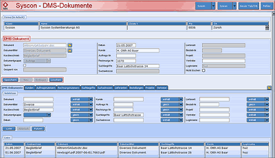 Syscon DMS Dokument