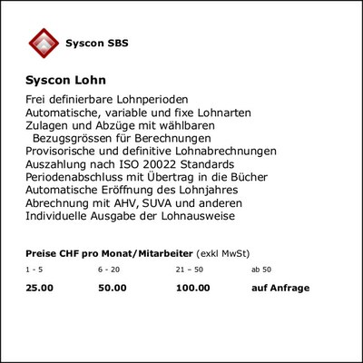 Syscon Lohn Syscon Lohn